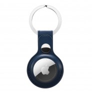 Dasaja AirTag sleutelhanger leer - Blauw