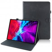 iPad Pro 12.9 (2020 / 2021 / 2022) leren hoes / case zwart