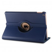 360 graden draaibare iPad 10.2 (2019 / 2020 / 2021) case met 2 standen donker blauw