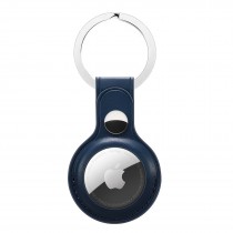 Dasaja AirTag sleutelhanger leer - Blauw