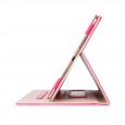 iPad 10.2 (2019 / 2020 / 2021) / Air 3 10.5 (2019) / Pro 10.5 (2017) leren hoes - incl. standaard met 3 standen - Roze Rood 