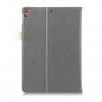 iPad 10.2 (2019 / 2020 / 2021) / iPad Air 3 10.5 (2019) / iPad Pro 10.5 (2017) leren case / hoes grijs incl. standaard met 3 standen