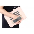 iPad 10.2 (2019 / 2020 / 2021) / iPad Air 3 10.5 (2019) / iPad Pro 10.5 (2017) leren case / hoes grijs incl. standaard met 3 standen