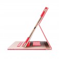 iPad 10.2 (2019 / 2020 / 2021) / iPad Air 3 10.5 (2019) / iPad Pro 10.5 (2017) leren case / hoes rood incl. standaard met 3 standen