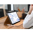 Dasaja iPad 10.9 (2022) leren hoes blauw met pen houder