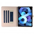 iPad Air 4 10.9 (2020) / iPad Air 5 10.9 (2022) leren hoes blauw incl. standaard met 3 standen