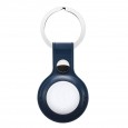 Dasaja AirTag sleutelhanger leer - Blauw