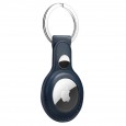 Dasaja AirTag sleutelhanger leer - Blauw