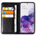 Dasaja leren Samsung Galaxy S20 hoesje zwart met uitneembare magnetische case