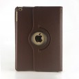 360 graden draaibare iPad 9.7 (2017 & 2018) / Air 2 / Air 1 case met 2 standen bruin