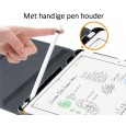 Dasaja -  iPad 10.2 inch (2019 / 2020 / 2021) stevige hoes - 360 graden draaibaar – met ingebouwde pen houder - Effen Roze