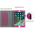 Dasaja -  iPad 10.2 inch (2019 / 2020 / 2021) stevige hoes - met opbergruimte – 3 standen - met pencil houder – Roze 