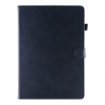 iPad 10.2 (2019 / 2020 / 2021) leren hoes / case donker blauw