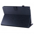 iPad 10.2 (2019 / 2020 / 2021) leren hoes / case donker blauw