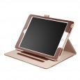 iPad 10.2 (2019 / 2020 / 2021) / iPad Air 3 10.5 (2019) / iPad Pro 10.5 (2017) leren case / hoes bruin incl. standaard met 3 standen