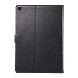 iPad 9.7 (2017) leren hoes / case zwart