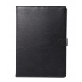 iPad 9.7 (2017) leren hoes / case zwart