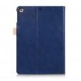 iPad Air 1 / Air 2 / 9.7 (2017) leren case / hoes blauw incl. standaard met 3 standen