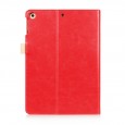 iPad Air 1 / Air 2 / 9.7 (2017) leren case / hoes rood incl. standaard met 3 standen