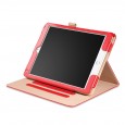 iPad Air 1 / Air 2 / 9.7 (2017) leren case / hoes rood incl. standaard met 3 standen