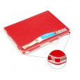iPad Air 1 / Air 2 / 9.7 (2017) leren case / hoes rood incl. standaard met 3 standen