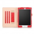 iPad Air 1 / Air 2 / 9.7 (2017) leren case / hoes rood incl. standaard met 3 standen
