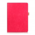 iPad Air 1 / Air 2 / 9.7 (2017) / 9.7 (2018) leren case / hoes roze incl. standaard met 3 standen