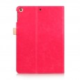 iPad Air 1 / Air 2 / 9.7 (2017) / 9.7 (2018) leren case / hoes roze incl. standaard met 3 standen