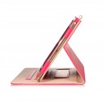 iPad Air 1 / Air 2 / 9.7 (2017) / 9.7 (2018) leren case / hoes roze incl. standaard met 3 standen