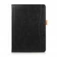 iPad Air 1 / Air 2 / 9.7 (2017) leren case / hoes zwart incl. standaard met 3 standen