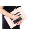 iPad mini 4 / iPad mini 5 leren case / hoes zwart incl. standaard met 3 standen