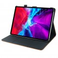 iPad Pro 12.9 (2020 / 2021 / 2022) leren hoes / case bruin