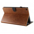 Samsung Galaxy Tab A 10.1 (2019) leren hoes / case bruin