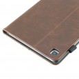 Samsung Galaxy Tab A7 10.4 (2020) leren hoes / case donkerbruin